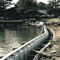 Vinyl Sheet Pile Bulkhead Example